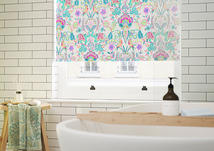 Bangalore, Turquoise - Roller Blind - Image 5
